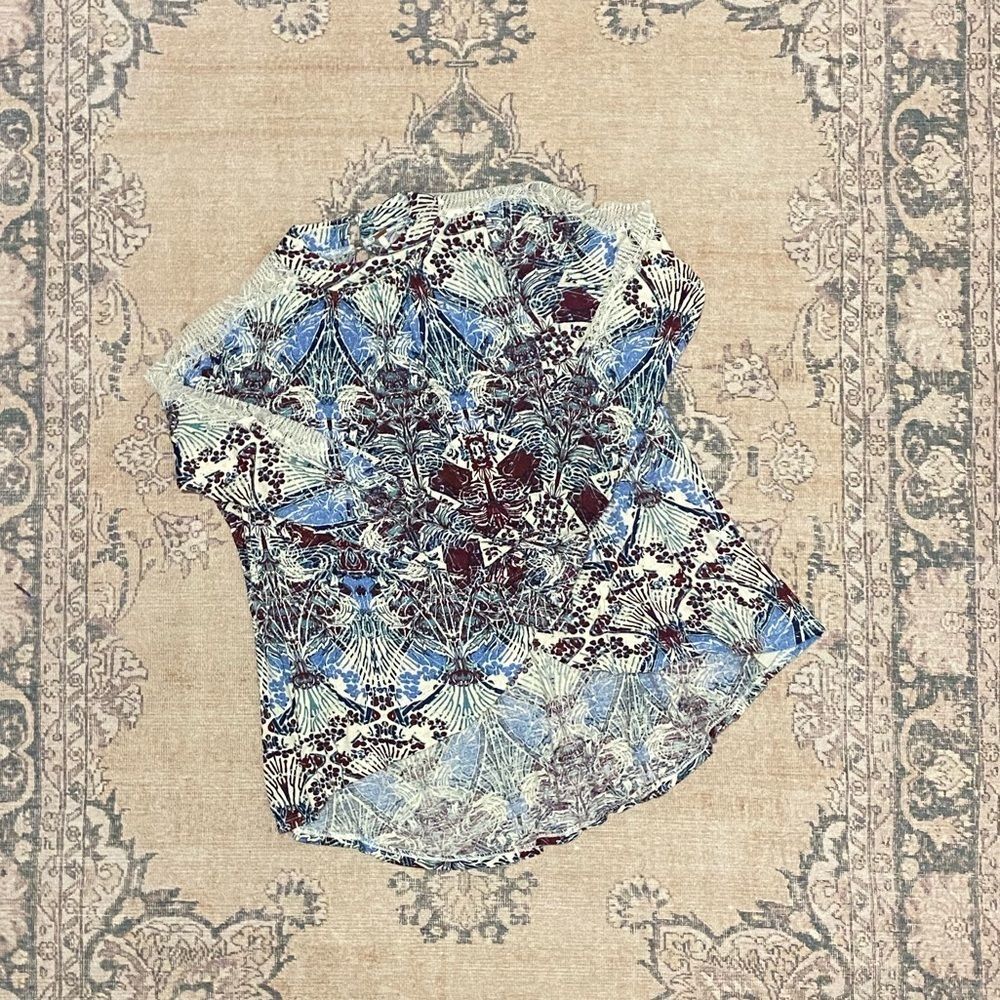 Free People lace sleeve top, XS